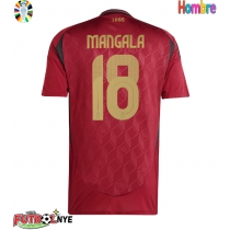 Camiseta Bélgica Orel Mangala #18 Primera Equipación Eurocopa 2024 manga corta